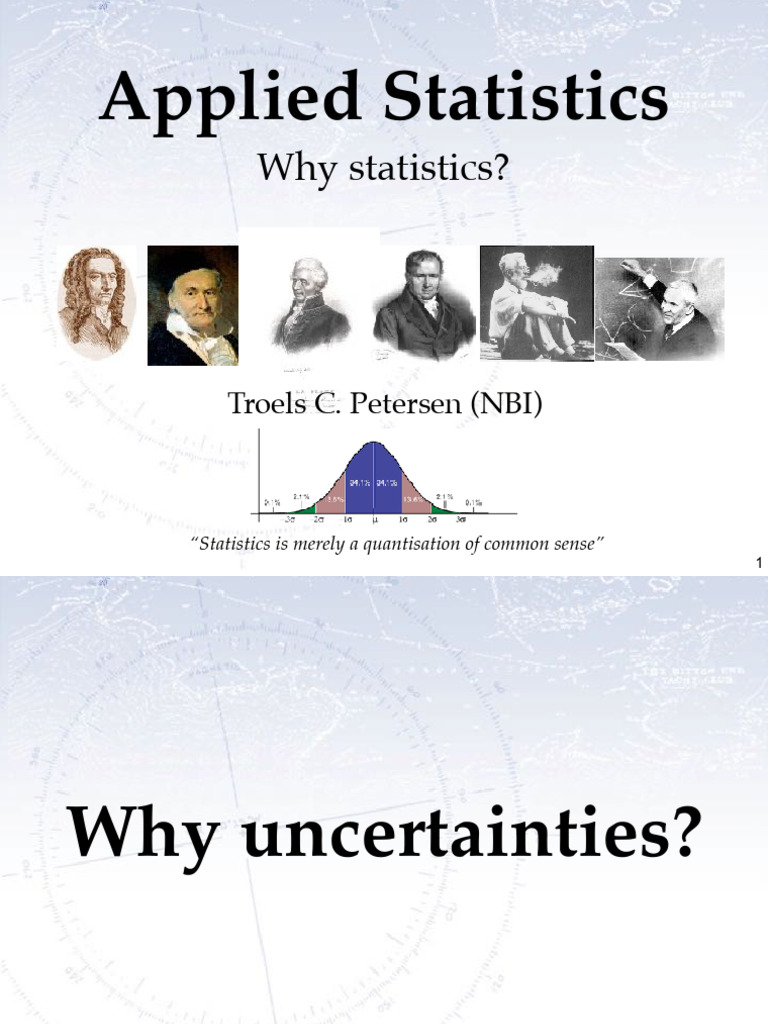 Understanding Uncertainty in Statistics | PDF | Uncertainty | Statistics