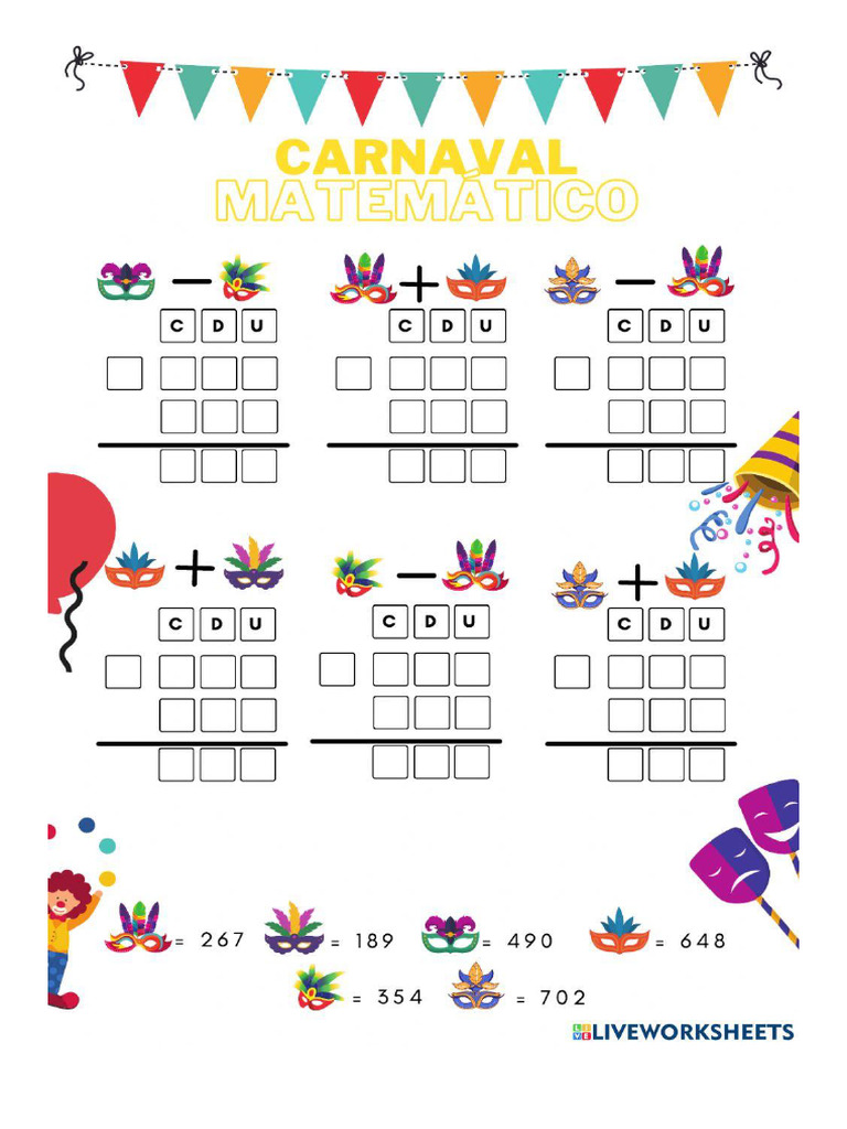 Carnaval Matemático | PDF