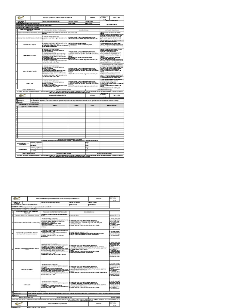 SIG-F-030 ATS Generalxlsx (2) | PDF | Dolor lumbar | Higiene