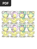 Vintage Easter Chick Card