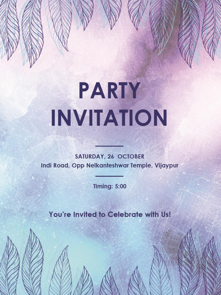 Party Invitation | PDF