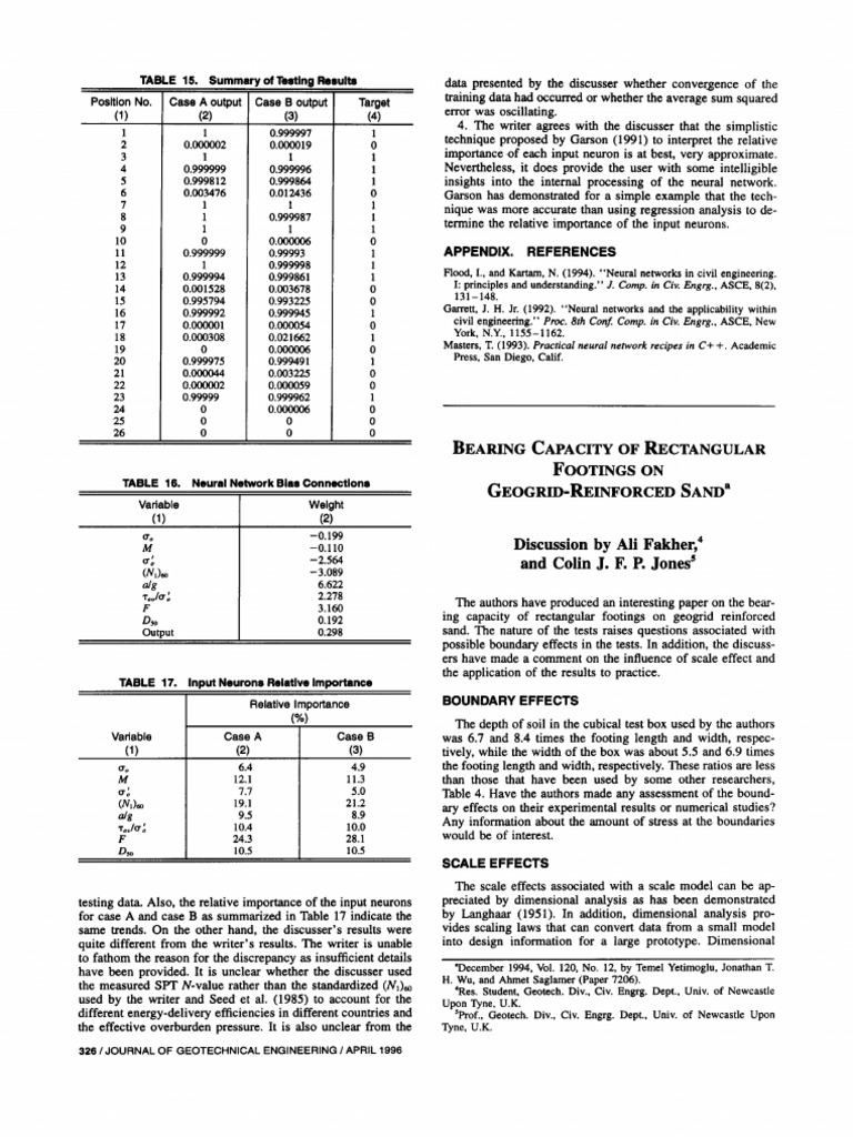 Fakher Jones 1996 Discussion Bearing Capacity of Rectangular Footings ...