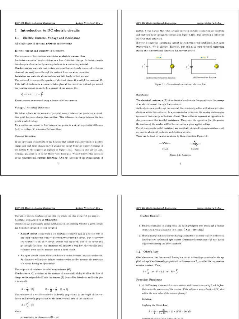 ECV 211 Notes | PDF