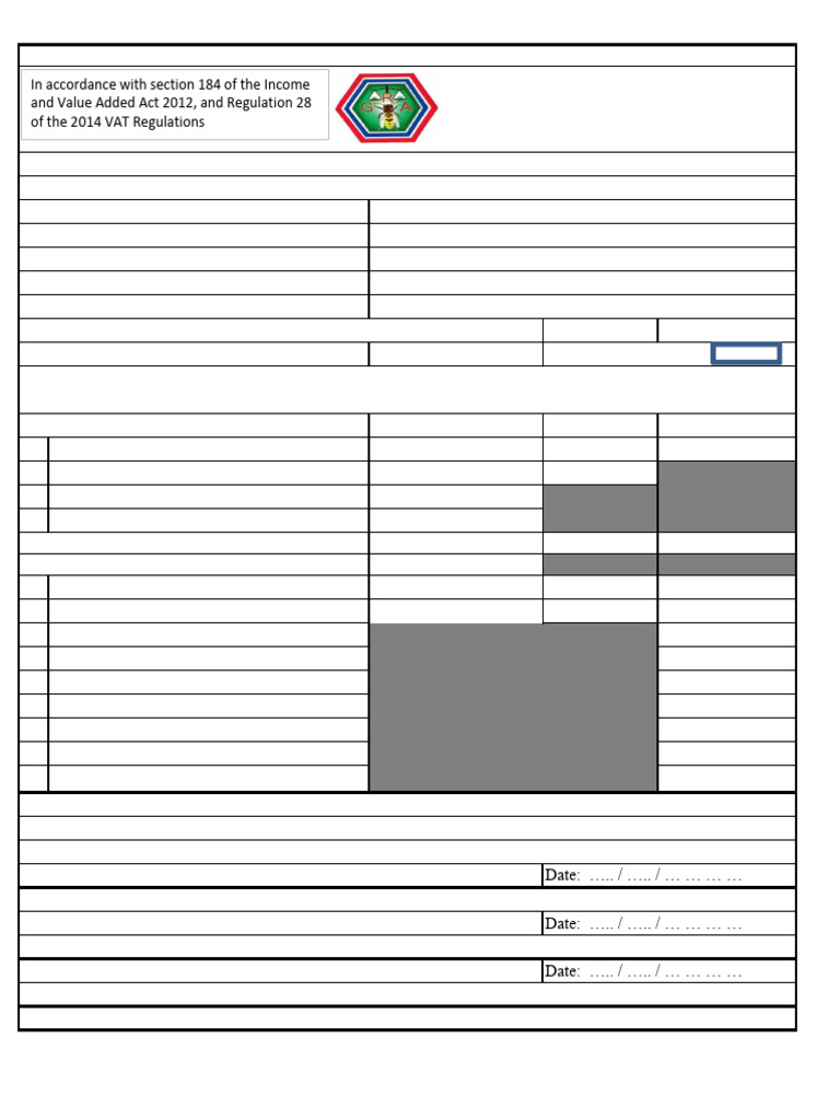 Monthly VAT Return Form Guide | PDF | Value Added Tax | Taxes