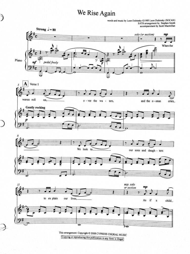 We Rise Again - Stephen Smith | PDF
