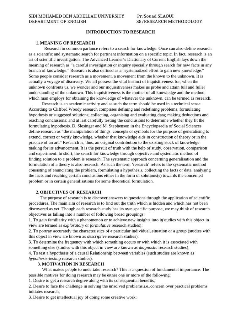 Understanding Research Methodology Basics | PDF | Methodology ...