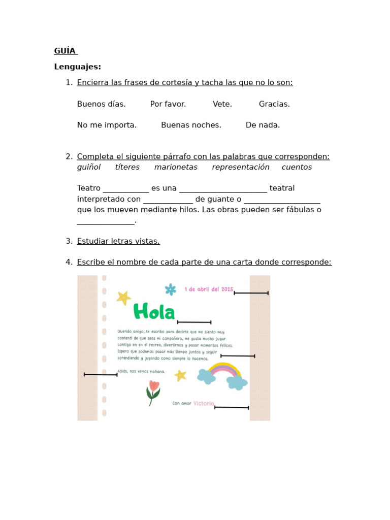 Actividades Educativas Para Niños Pdf