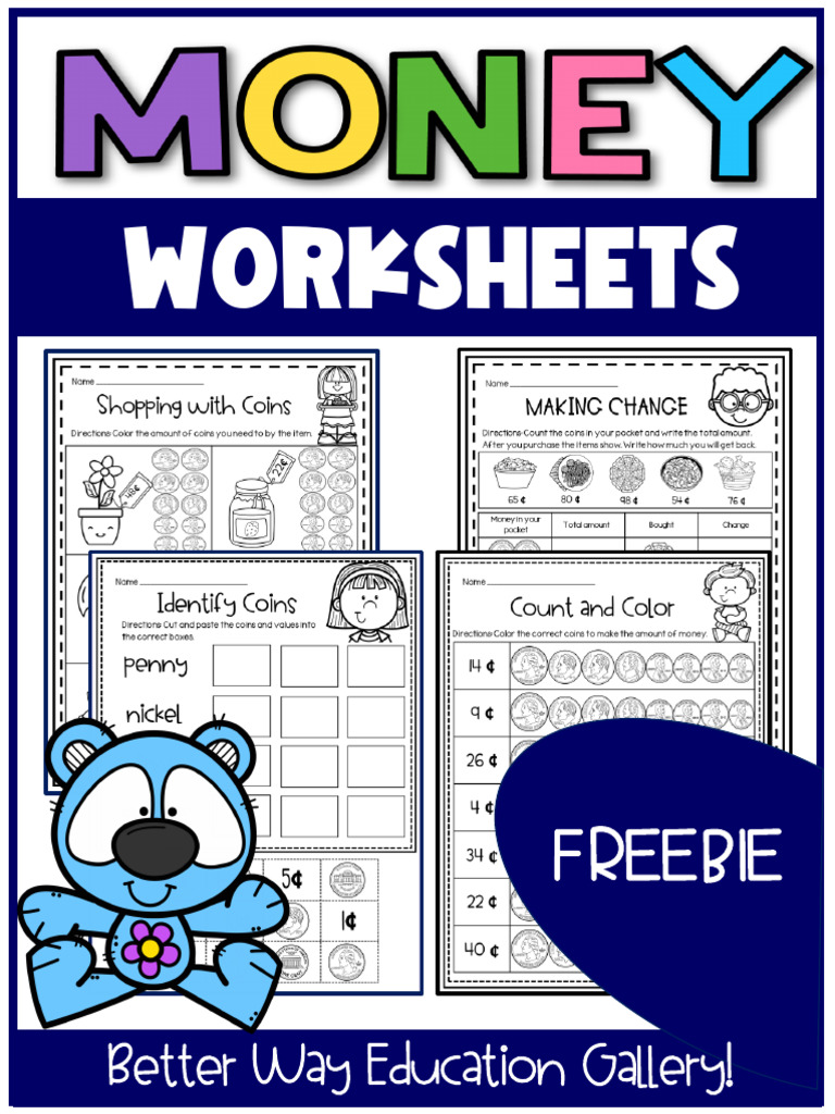 Money Worksheets for Grades 1-2 | PDF | Currency