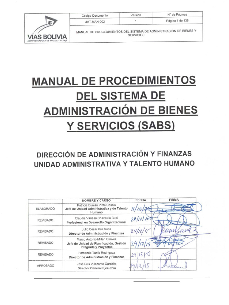 Manual de Procedimientos SABS | PDF | Comisión Europea | Presupuesto