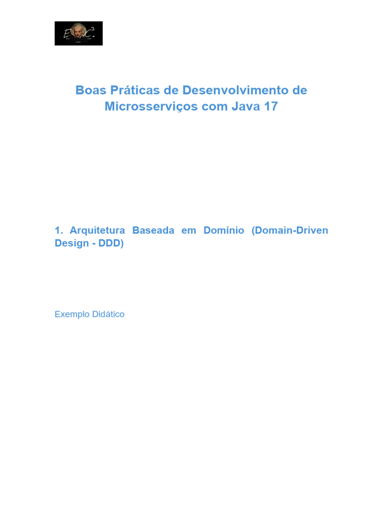 Boas Práticas em Microsserviços Java 17 | PDF | Programação de ...