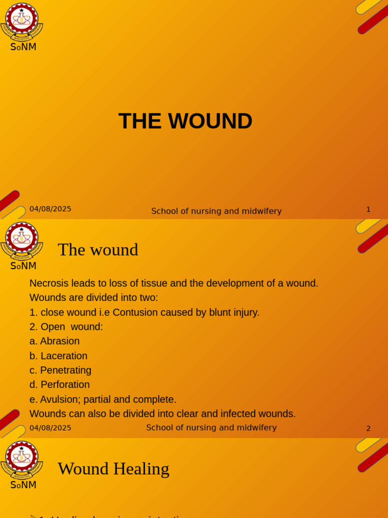 Wound Healing and Inflammation Overview | PDF | Shock (Circulatory) | Edema