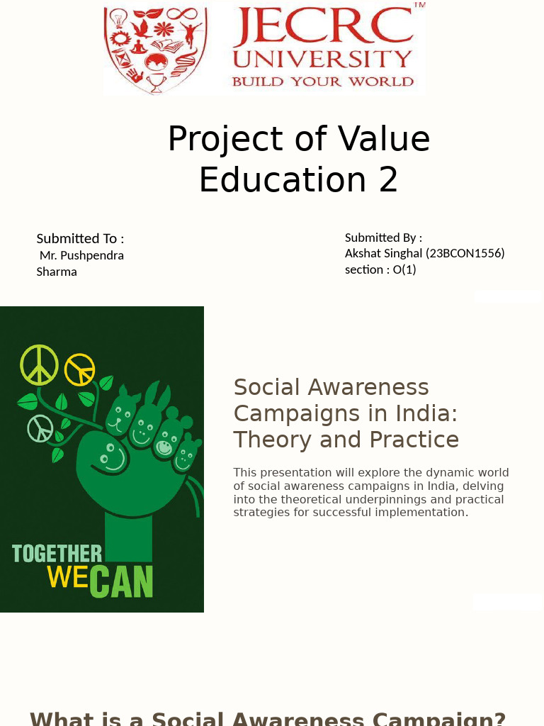 Social Awareness Campaigns in India | PDF | Social Media | Popular ...