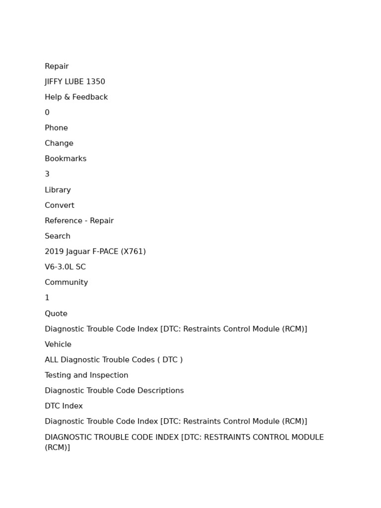 RCM | PDF | Electrical Connector | Airbag