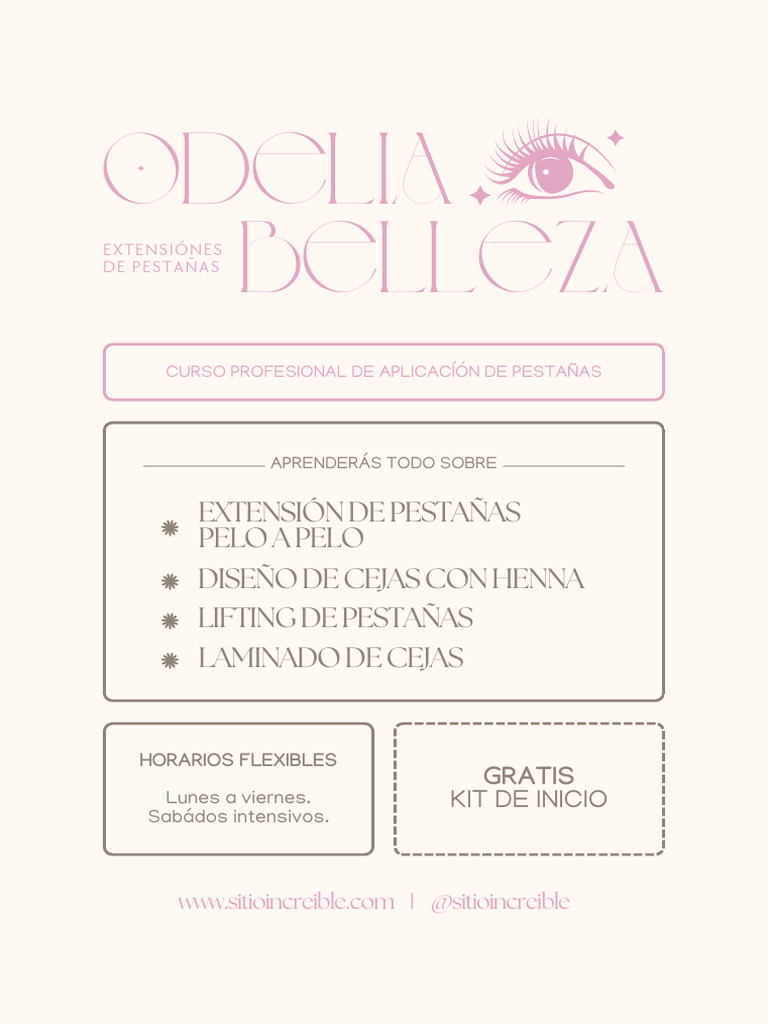 Curso Profesional de Pestañas y Cejas | PDF