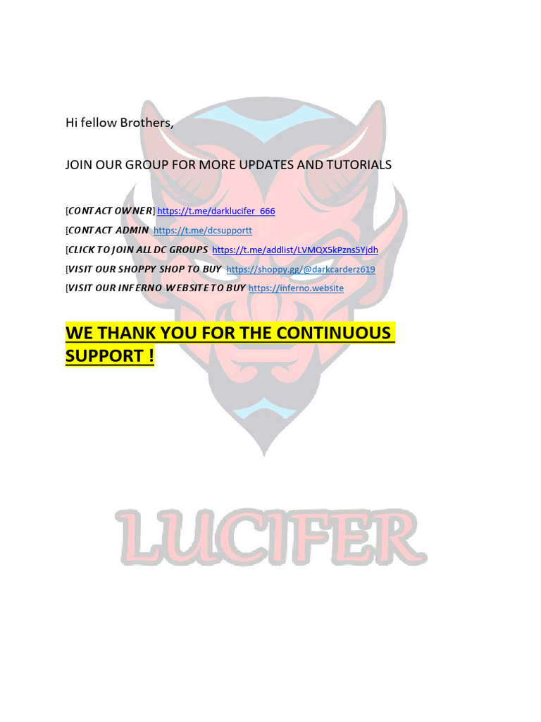 IMP NOTE @darkcarders6119 | PDF