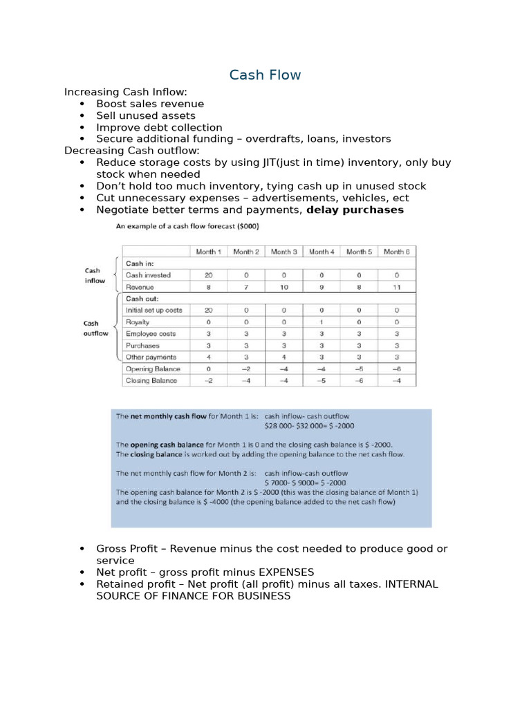 Cash Flow Management Strategies | PDF