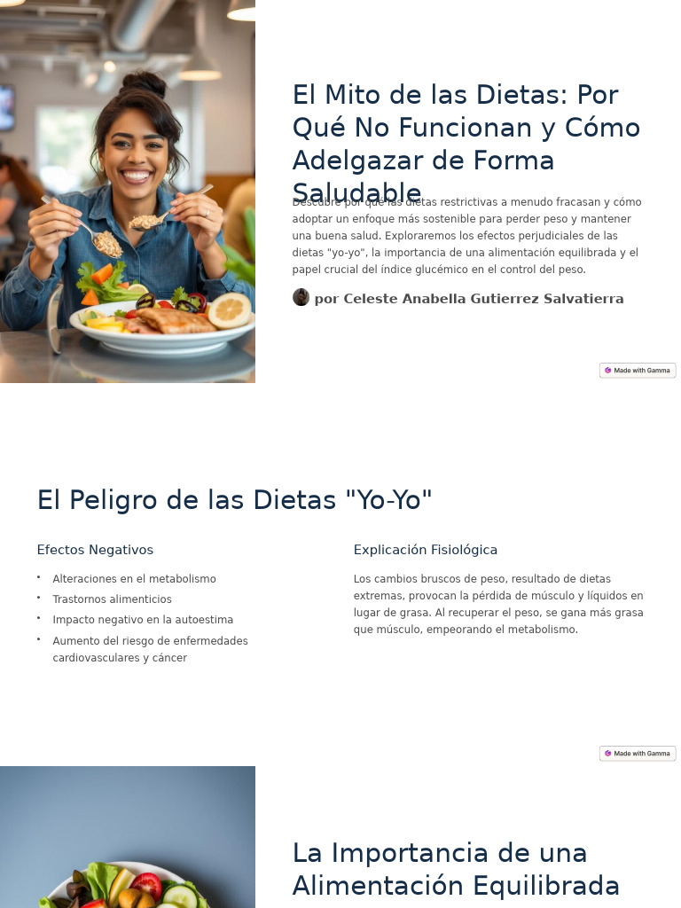 El Mito de Las Dietas Por Que No Funcionan y Como Adelgazar de Forma ...