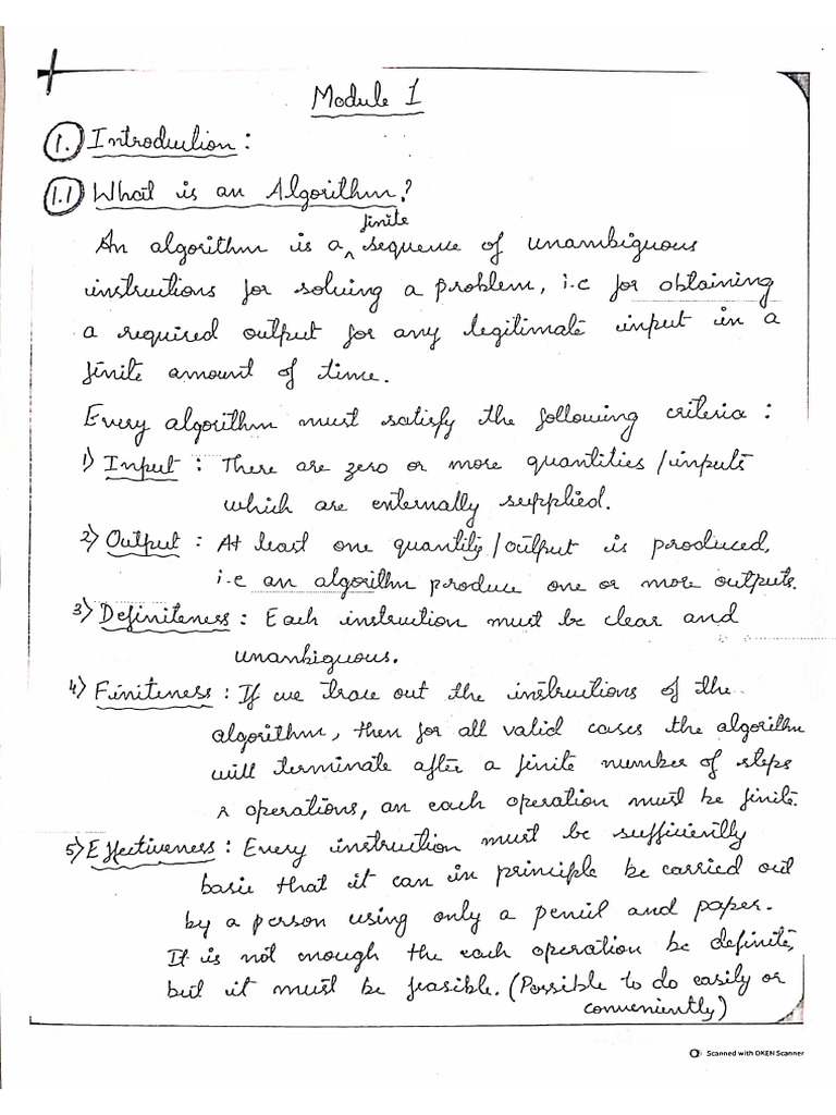 BCS401 Module 1 Writtten | PDF