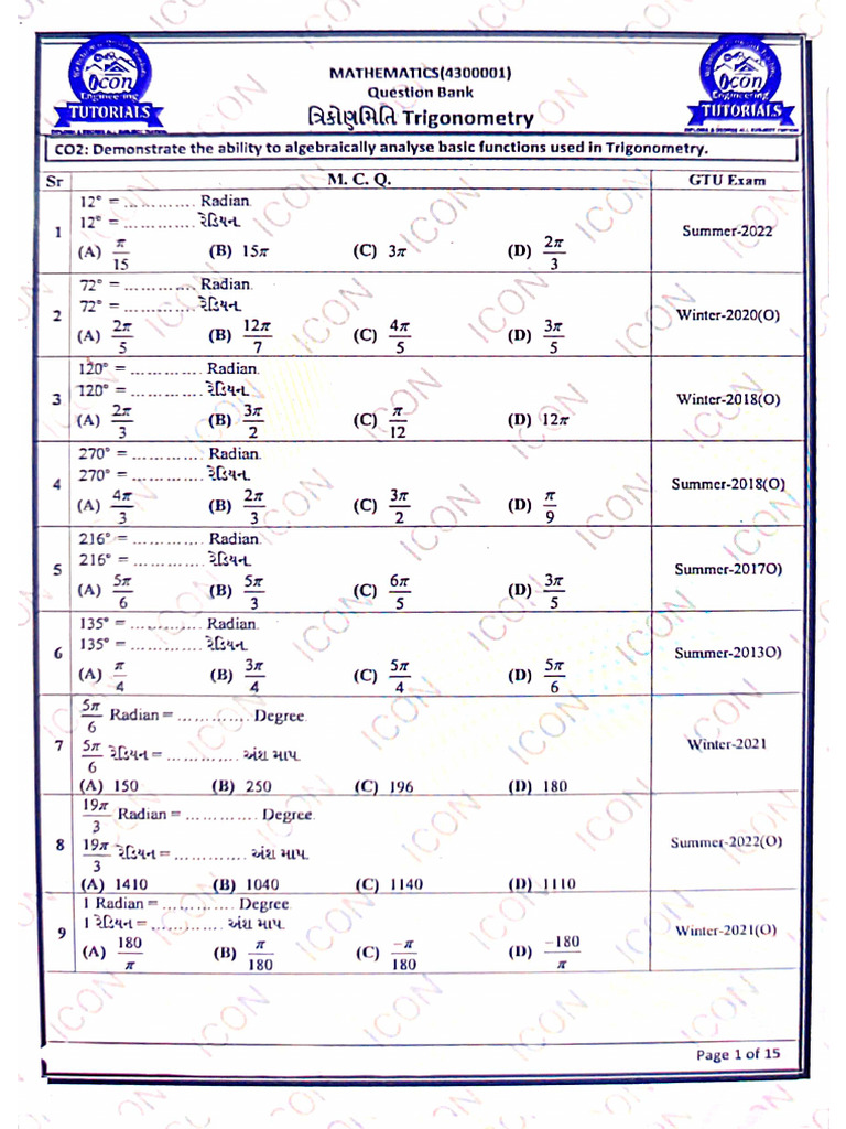Trigonometry | PDF