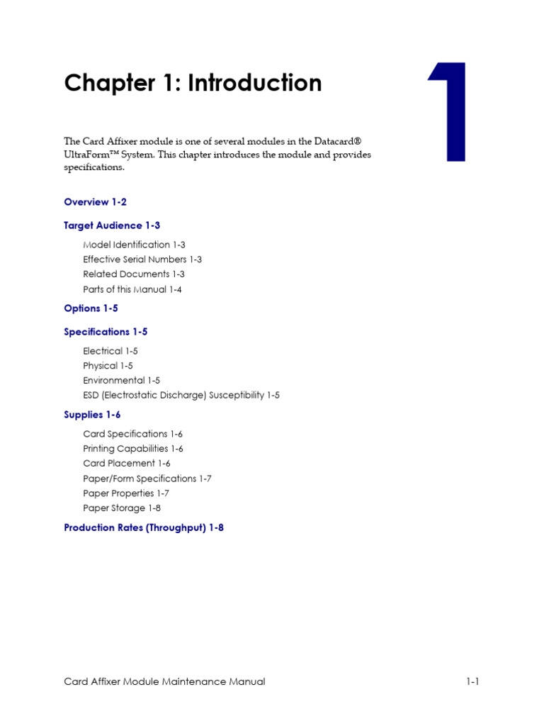 Card Affixer Module Maintenance Guide | PDF | Paper | Printer (Computing)