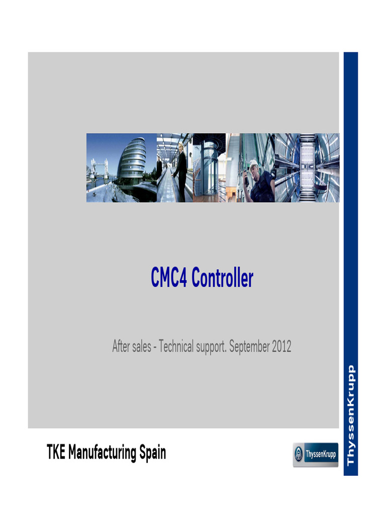 CMC4 Controller Technical Manual | PDF | Elevator | Electrical Engineering