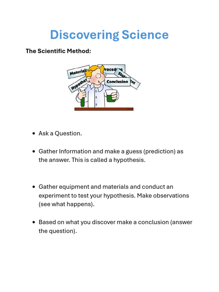 Discovering Science Scientific Method Pdf