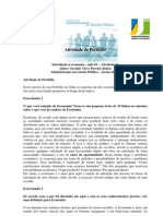 Introdução à economia atividade 01 aula 01 portifolio 01