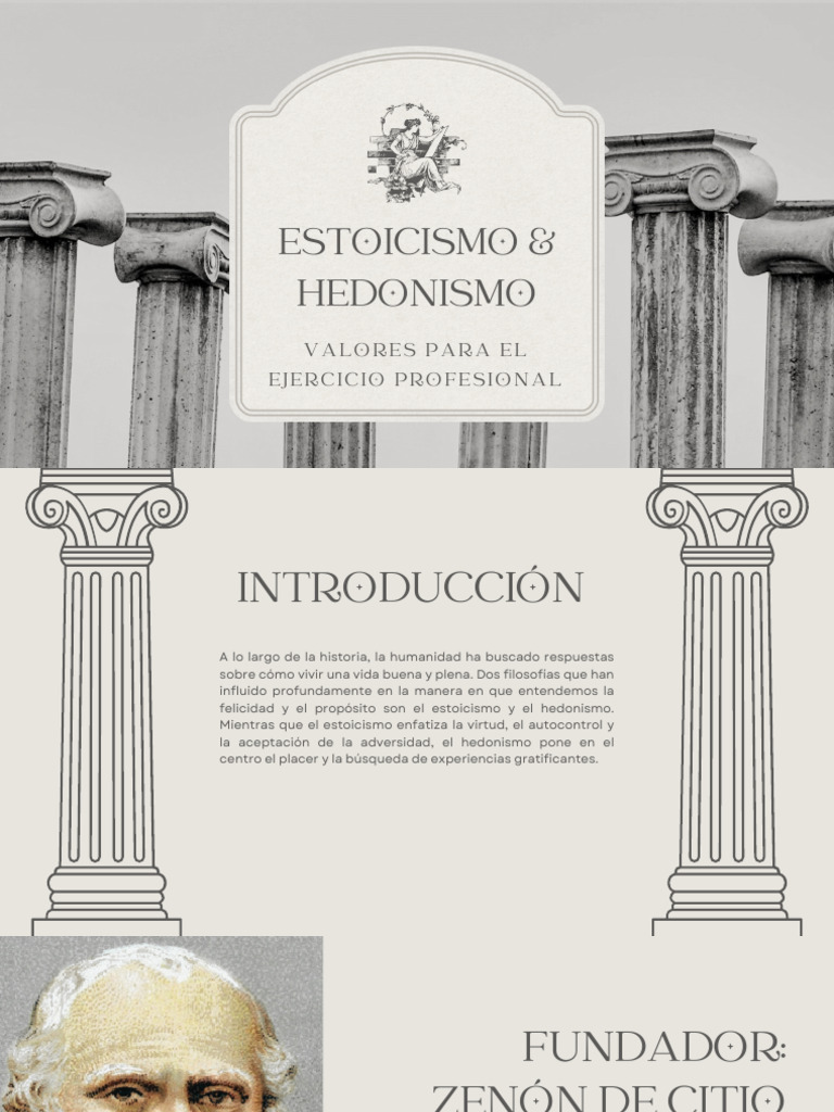 Estoicismo y Hedonismo | PDF | Estoicismo | Placer, image size:768x1024
