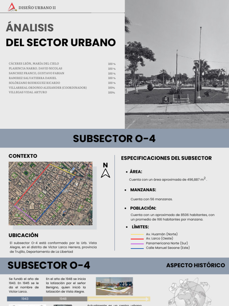 Análisis del Subsector O-4 en Trujillo | PDF | Calle
