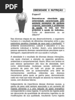 2º ANO OBESIDADE  X  NUTRIÇÃO E COLESTEROL