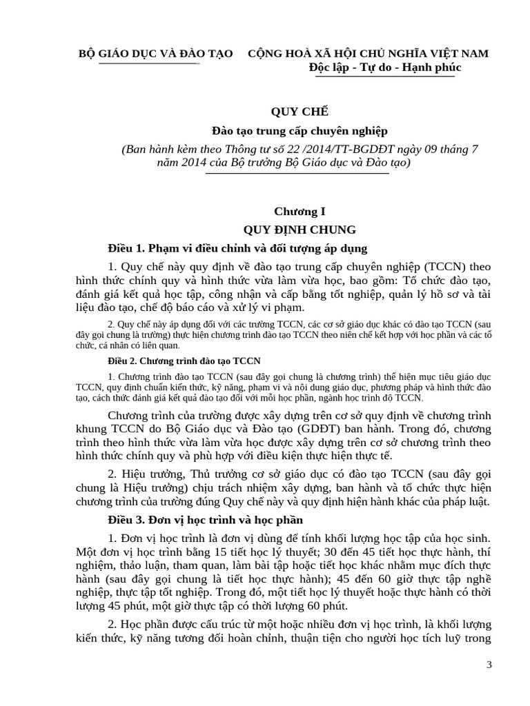 10062015024728quy Che Kem TT 22 | PDF