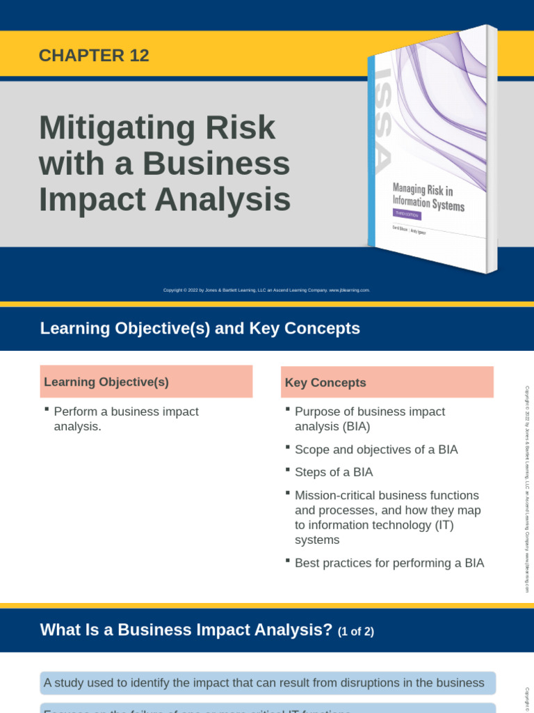Risk3e PPT ch12 | PDF | Computing | Information Technology