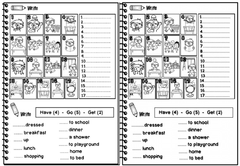 Daily Routine Vocabulary Guide | PDF | Meal | Eating Behaviors Of Humans