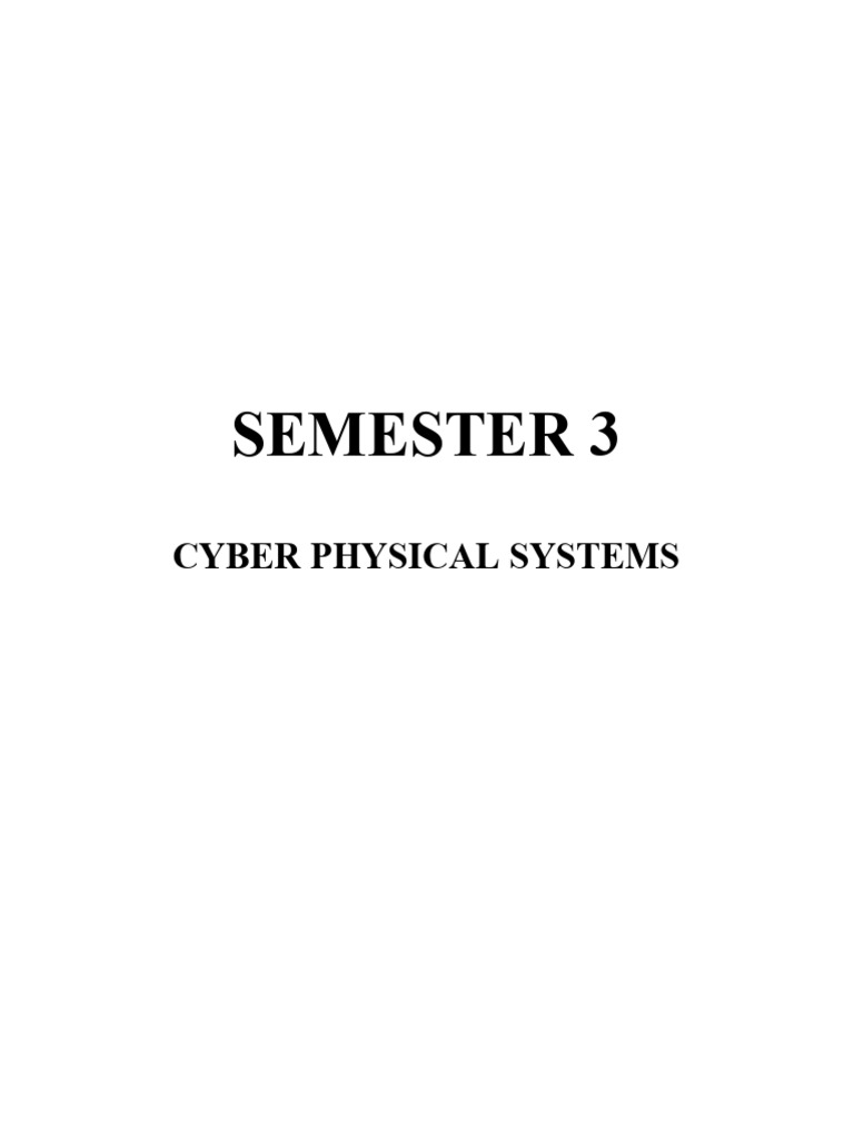Cyber Physical Systems | PDF | Fourier Transform | Machine Learning