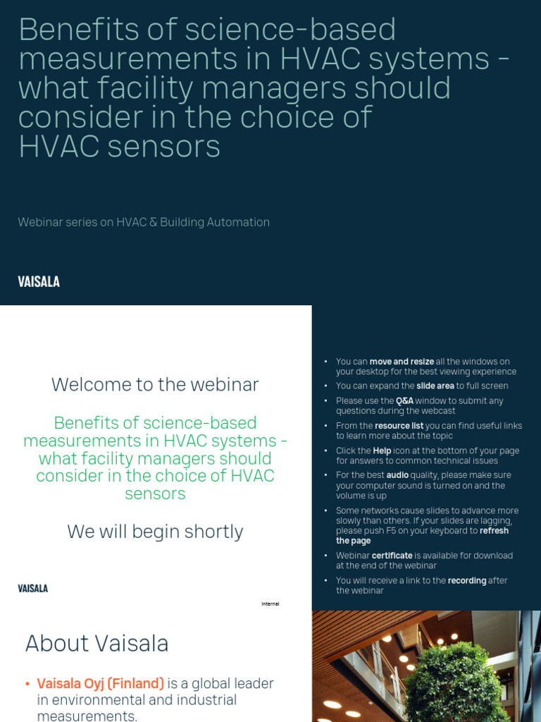 Benefits of Science-Based Measurements in HVAC Systems | PDF | Humidity ...