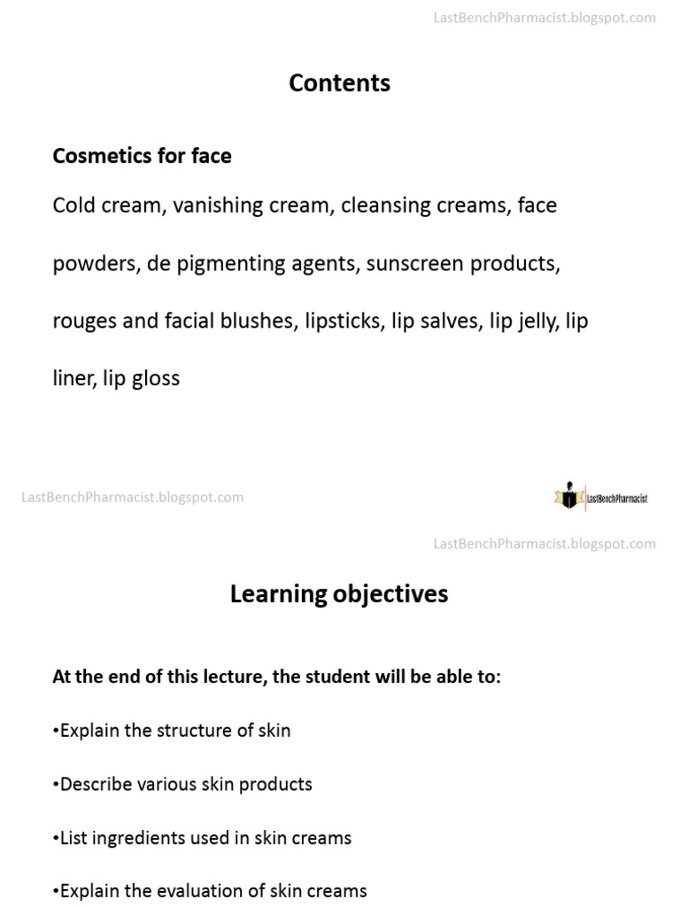 Creams (2) | PDF | Skin