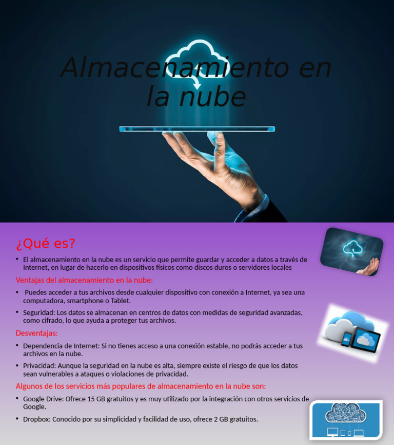 Ventajas y desventajas del almacenamiento en la nube | PDF