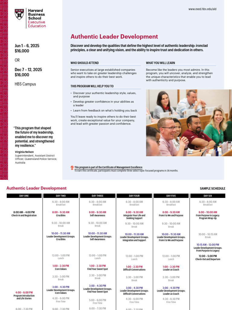 Authentic Leadership Development Program | PDF | Discrimination ...