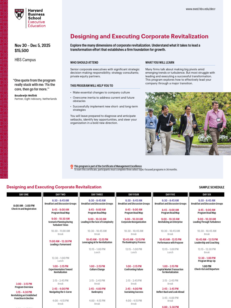 Corporate Revitalization Program Overview | PDF | Discrimination ...