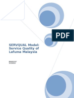 SERVQUAL Model: Service Quality of Lafuma Malaysia