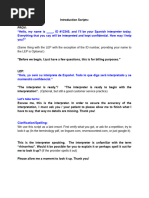 Propio Interpreter Protocol Guide | PDF | Linguistics | Human Communication