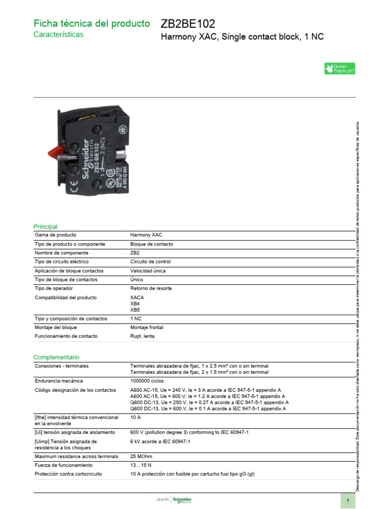 Schneider blocco contatti x selettori zb2bz102 | Leroy Merlin