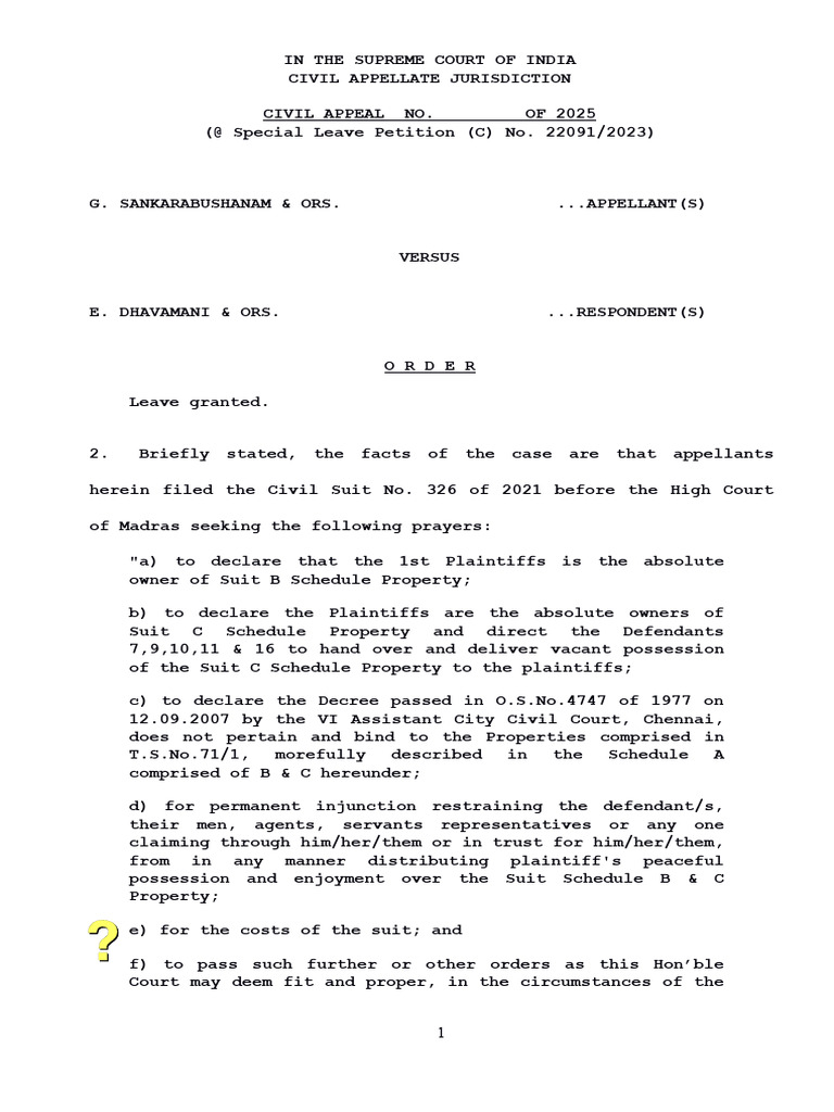 Supreme Court Ruling on Property Dispute | PDF | Lawsuit | Res Judicata