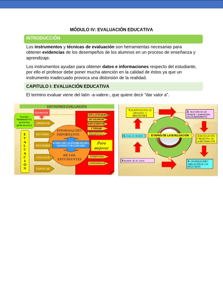 Técnicas e Instrumentos de Evaluación Educativa | PDF | Evaluación ...