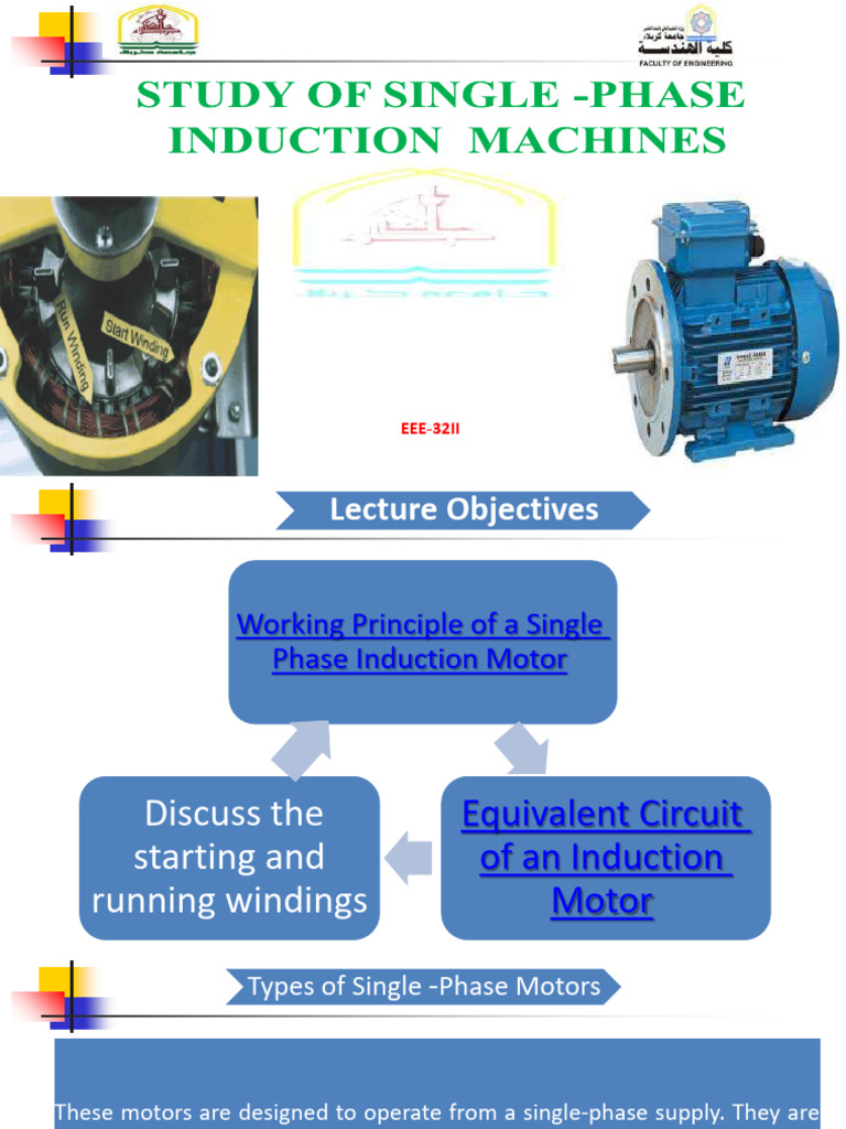 2023single Phase Induction Machines Pdf Electric Motor Electrical