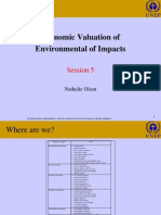 Economic Valuation of Environmental of Impact