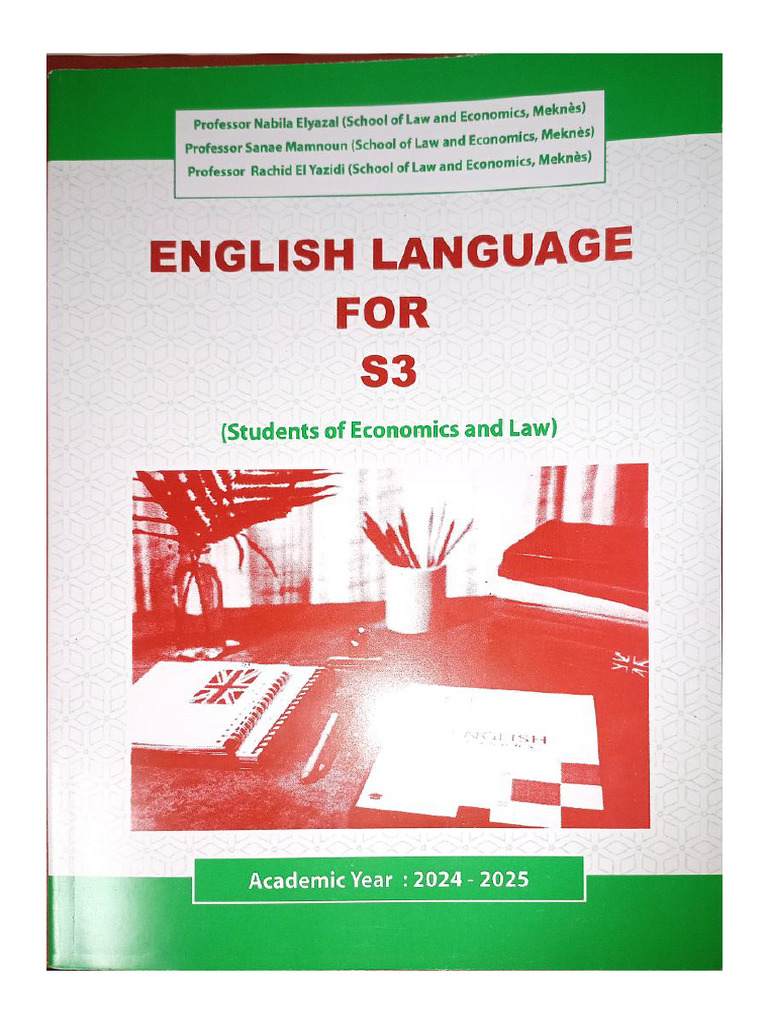 English Language For - S 3 ? | PDF