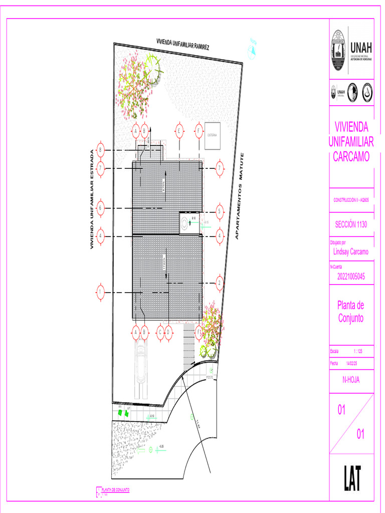 Proyecto1 - Plano - 01 - Planta de Conjunto | PDF