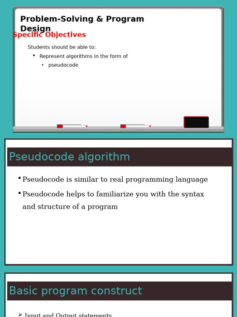 Pseudocode pt1 | PDF | Programming | Computer Program