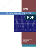 Modulación ASK, FSK, PSK